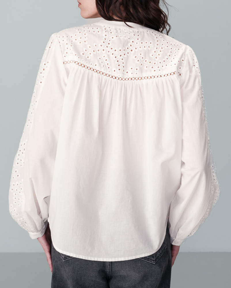 BLOUSE ECRU NOLISA