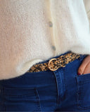 CEINTURE LEOPARD LEON