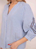 BLOUSE BLEUE NADÈGE