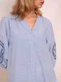 BLOUSE BLEUE NADÈGE