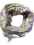 GRAND FOULARD BELLIS MAUVE