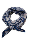 GRAND FOULARD DELHI COBALT