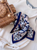 GRAND FOULARD DELHI COBALT