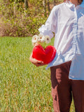 VASE ROUGE LOVE