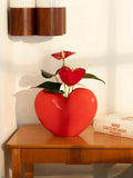 VASE ROUGE LOVE