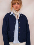 VESTE BLEU MARINE MIRABELLE