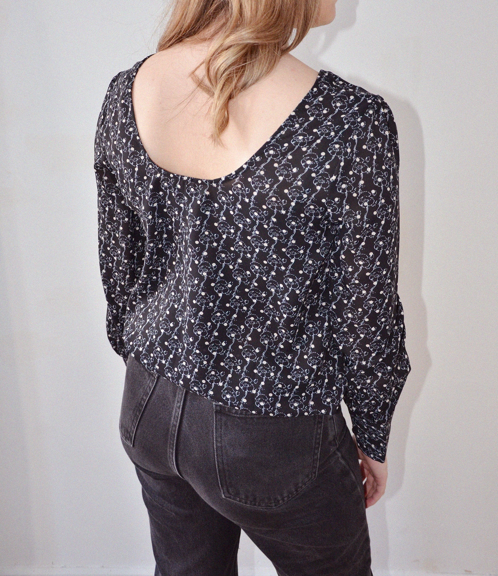 BLOUSE NOIRE MOIRA