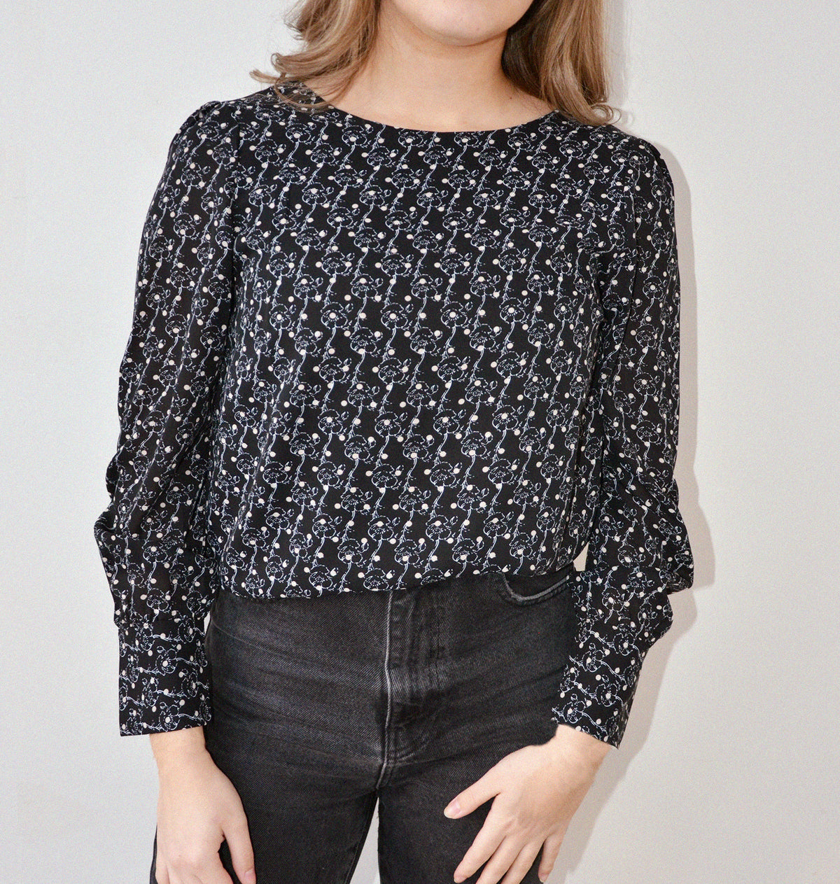 BLOUSE NOIRE MOIRA